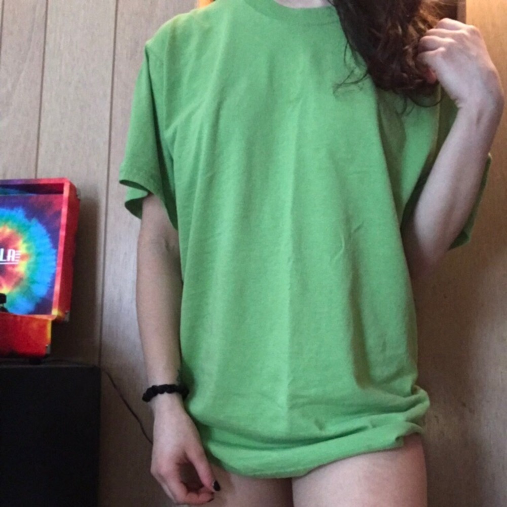 Green shirt